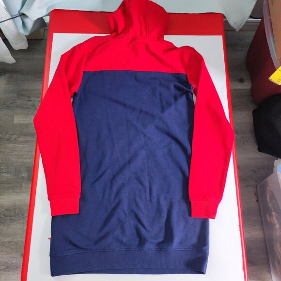 Fila extra long hoodie blue and red with graphic women's youth size XXL (18-20) - Picture 3 of 9